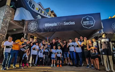 Olimpia lleg� al objetivo: sum� 1.000 socios m�s en el sur