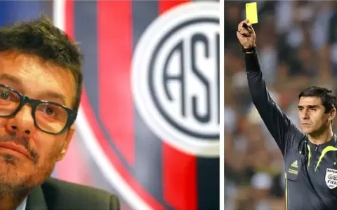 Ex�rbitro acusa a Tinelli de intento de soborno en un Libertad-San Lorenzo
