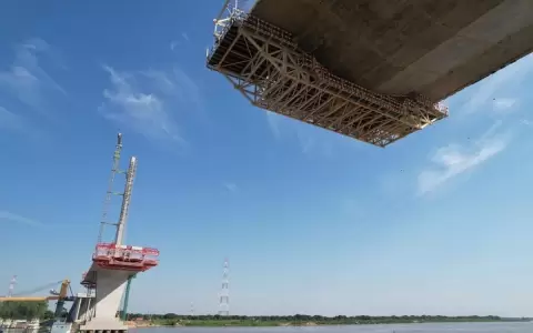MOPC asegura que puente H�roes del Chaco est� a solo 130 metros de su uni�n f�sica