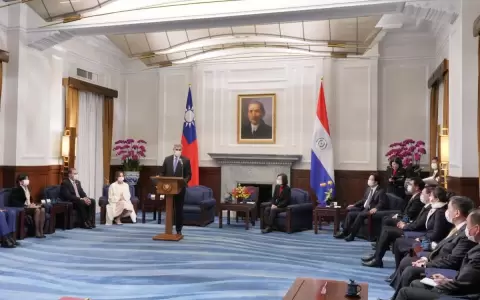 Presidente agradeci� apoyo de Taiw�n y resalt� aumento del comercio bilateral