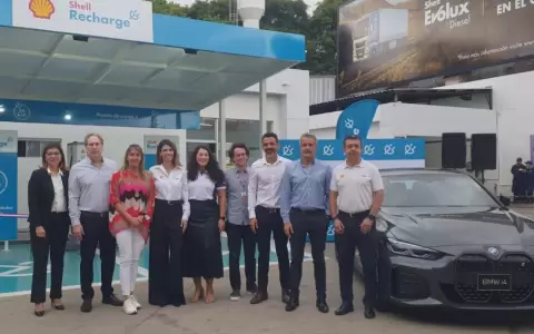 Shell present� su primera estaci�n de carga de veh�culos el�ctricos en Asunci�n