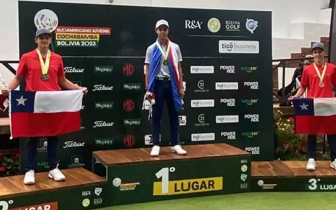 Golfista paraguayo se consagra campe�n sudamericano juvenil