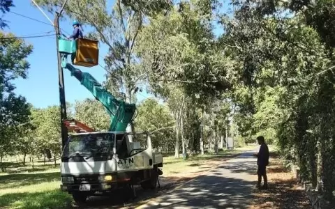 Reparan sistema lum�nico del Parque �u Guasu