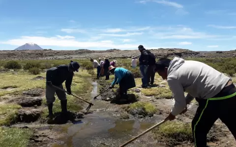 Siembra y cosecha del agua, infraestructura natural en el paisaje