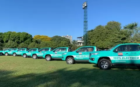 Tareas operativas: ANDE obtiene 23 camionetas 100 % el�ctricas