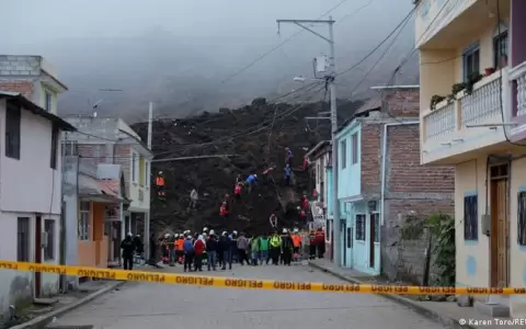Gigantesco alud deja decenas de desaparecidos en Ecuador