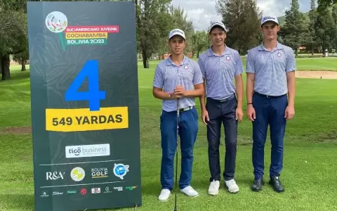Auspicioso debut de golfistas paraguayos en Sudamericano