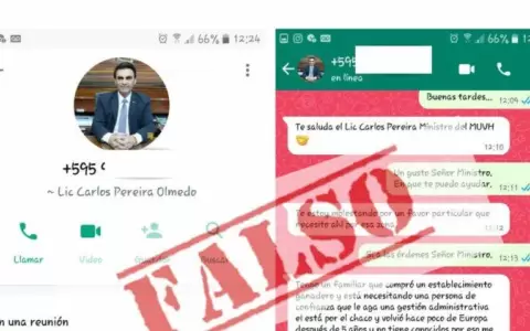 Ministro del MUVH desautoriza uso de su nombre o imagen para realizar pedidos