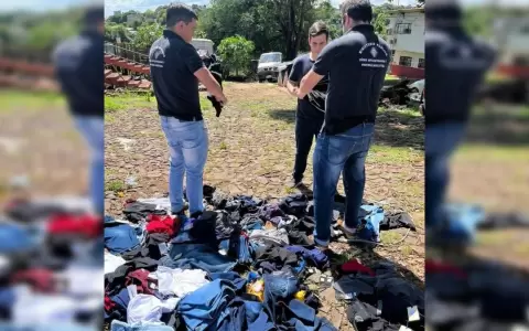 Ministerio P�blico destruy� prendas y productos falsificados por m�s de G. 100 millones