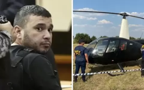 Capo narco argentino pretend�a fugarse de la c�rcel con helic�ptero que compr� en Paraguay