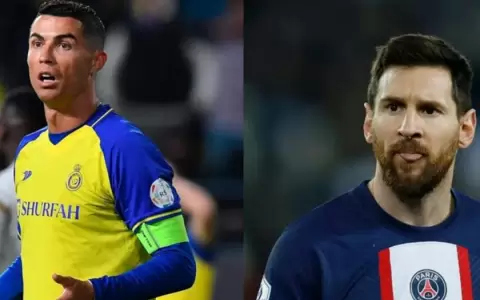 La reacci�n de CR7 tras el grito de un aficionado de Lionel Messi