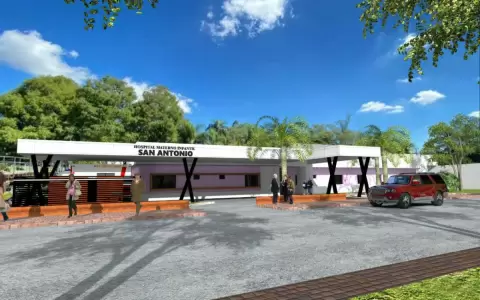 Palada inicial para la construcci�n del Hospital Materno Infantil de San Antonio