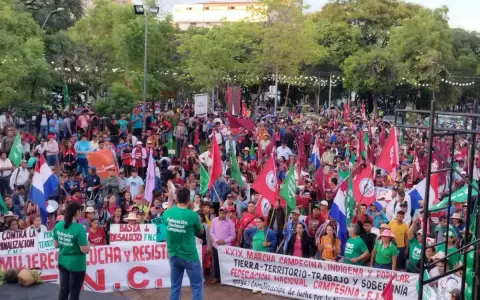 Marcha campesina.