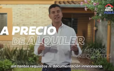 Pe�a lanza programa �Che R�ga Por�, que promete viviendas sociales y casas a precio de alquiler