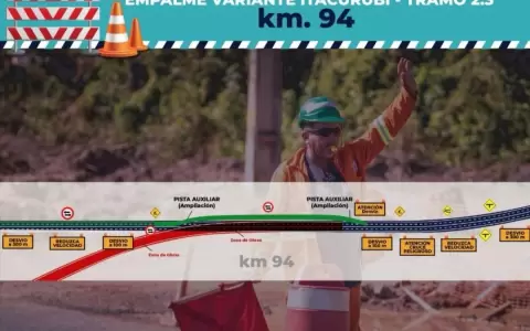 Aplicar�n desde hoy desv�os sobre la ruta PY02, en zona de Itacurub� de la Cordillera
