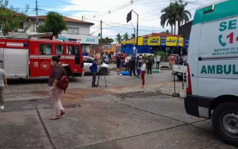 Registran accidente fatal sobre la avenida Sant�simo Sacramento