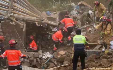 Ecuador: sube a 12 cifra de muertos y 67 desaparecidos por gran alud