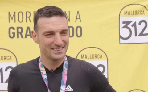 Lionel Scaloni gan� una medalla en competencia de ciclismo