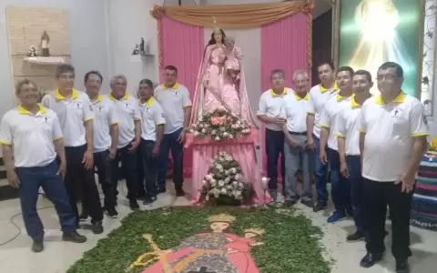Estacioneros de Laurelty-Luque mantienen la tradici�n y cultura religiosa en la Semana Santa