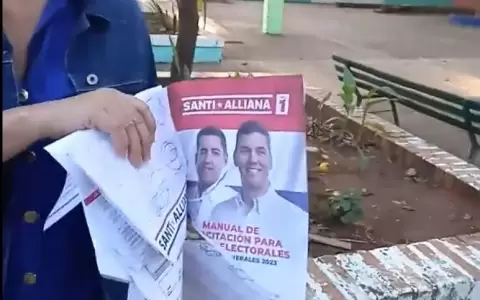 Incautan boletas que conten�an instrucciones para votar a favor de la Lista 1 en San Lorenzo