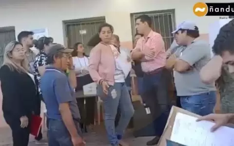 Primeros incidentes a minutos del inicio de los sufragios, incluso a los golpes