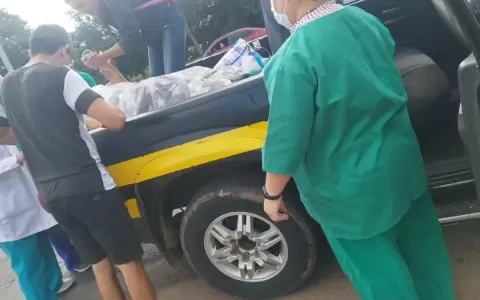 Tras desperfecto de ambulancia, agentes de la Patrulla Caminera asistieron a mujer embarazada