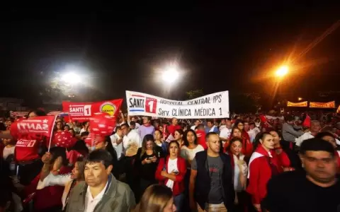 ANR realiza cierre campa�a con masivo arreo de funcionarios