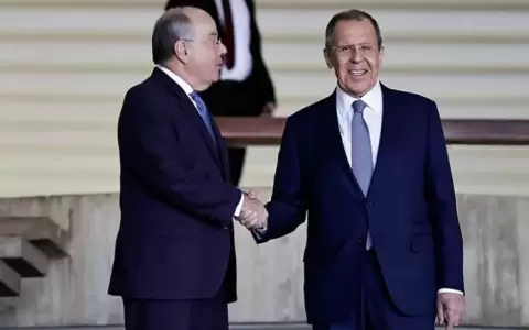 El canciller ruso Serguei Lavrov lleg� a Brasil para una visita de Estado
