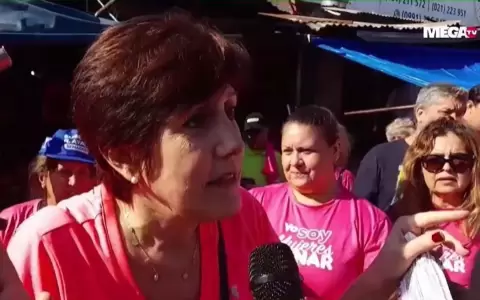 Recorrido por el Mercado 4: mujeres de la Concertaci�n aseguran el cambio este domingo