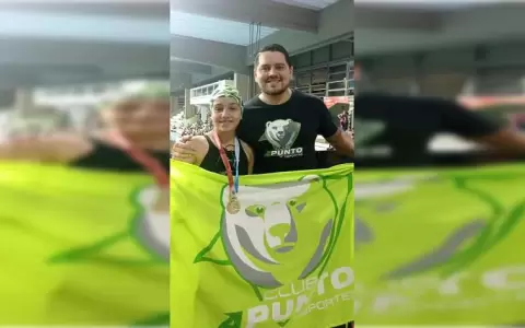 Paraguaya obtiene oro en el Grand Prix de Nataci�n Latam 2023