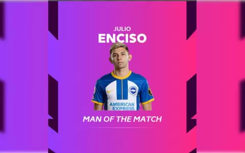Enciso fue la figura en el empate entre Brighton y Manchester City