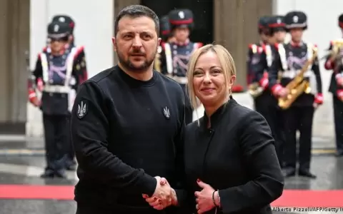 Zelenski llega a Roma para reunirse con el papa Francisco y Meloni
