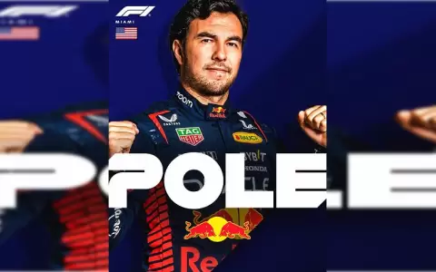 Checo P�rez consigue la pole position del Gran Premio de Miami