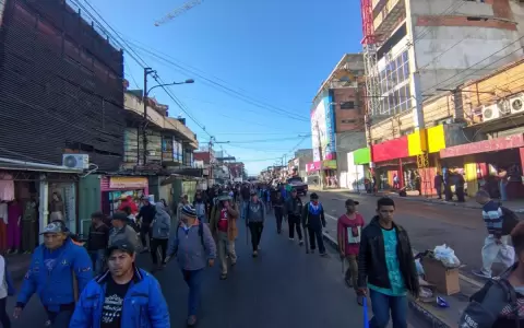 Manifestaciones causan colapso en el tr�nsito de Asunci�n