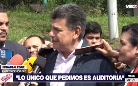 Alegre emplaza por 24 horas apertura del sobre 4 y pide liberar a detenidos