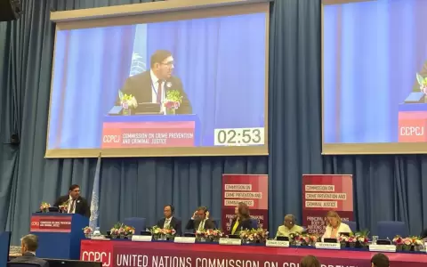 Ministro destaca ante Naciones Unidas importancia del combate regional contra el tr�fico de drogas