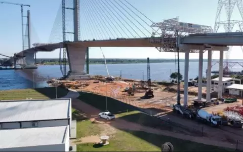 En primera quincena de julio se concretar� la uni�n del Puente H�roes del Chaco