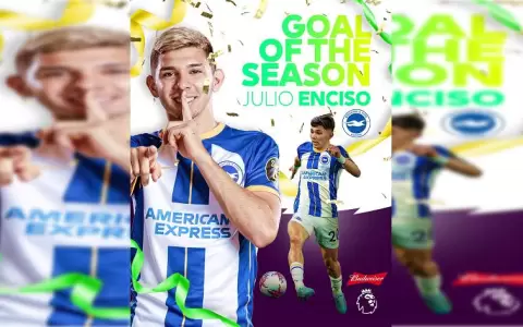Premier League: Enciso gana el premio al Mejor Gol de la Temporada