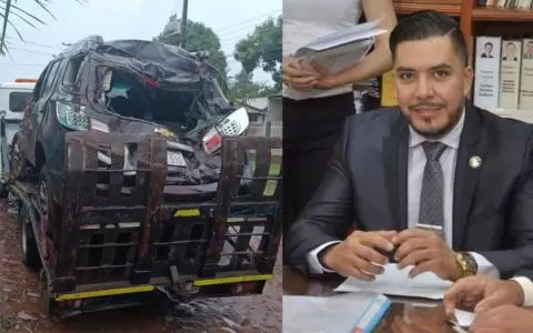 El exdiputado Carlos Portillo se salv� de milagro tras un accidente rutero