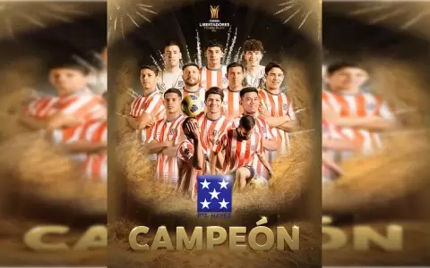 �Presidente Hayes campe�n de la Copa Libertadores de f�tbol playa!