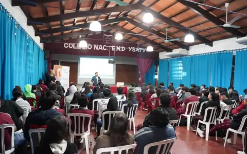 Ni�ez imparte talleres sobre trata de personas a estudiantes del Colegio Ysaty