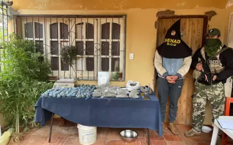 Desbaratan "minimercado" de drogas en Caacup�