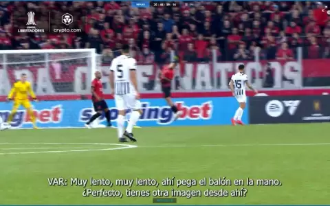 Libertadores: el an�lisis arbitral del gol anulado a H�ctor Villalba