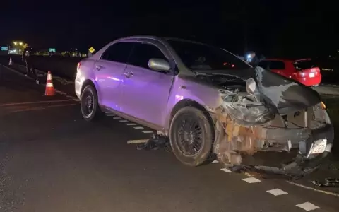 Ciclista muere al ser atropellado por un autom�vil en Caaguaz�