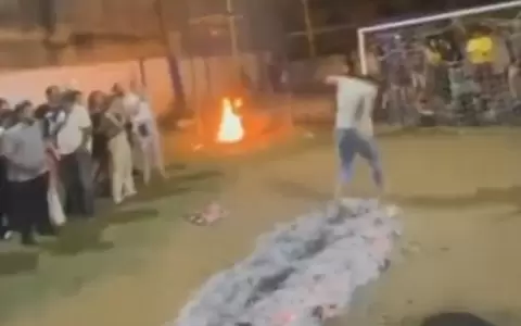 Joven qued� con lesiones en los pies tras participar del "tata �ri jehasa"