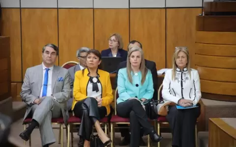 Senadores homenajean a �scar Denis "por sus relevantes servicios p�blicos al pa�s"