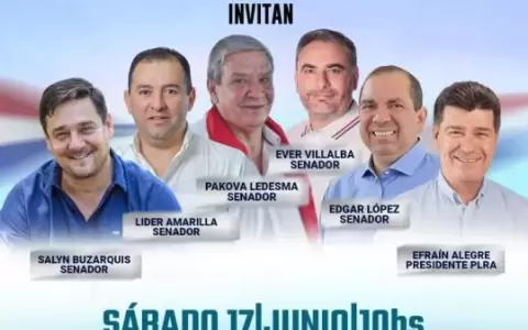 Alegre se re�ne hoy con cinco senadores electos por el PLRA