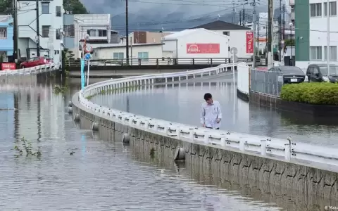 Alertas de evacuaci�n por lluvias torrenciales en Jap�n