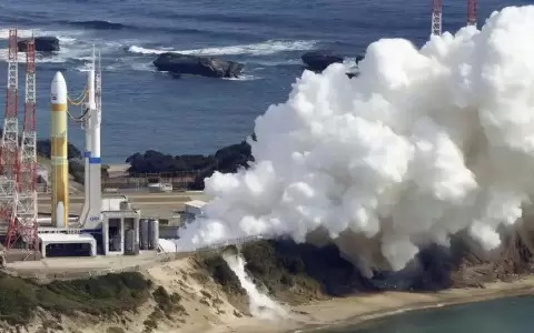 El motor de un cohete espacial japon�s estalla en prueba