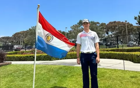 Golfista paraguayo culmina sexto en certamen estadounidense